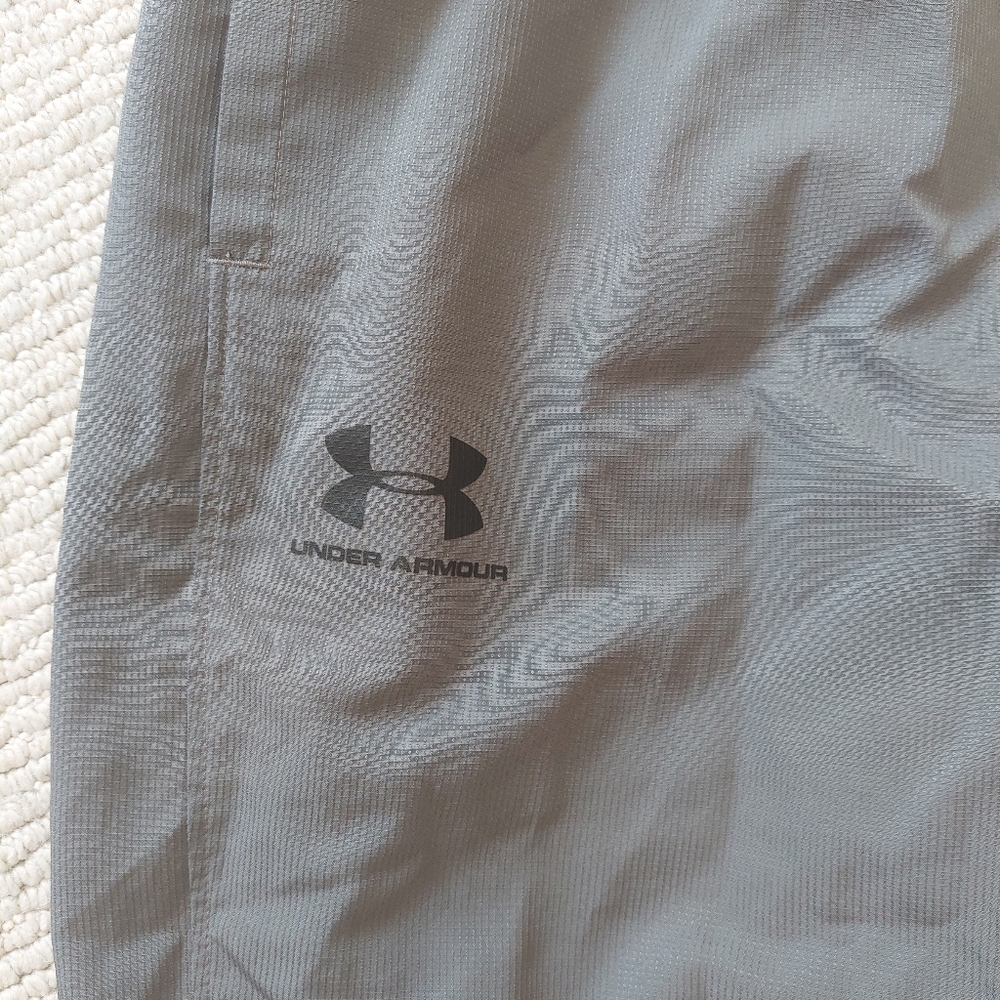 Men's Under Armour Grey Mesh Track Pants